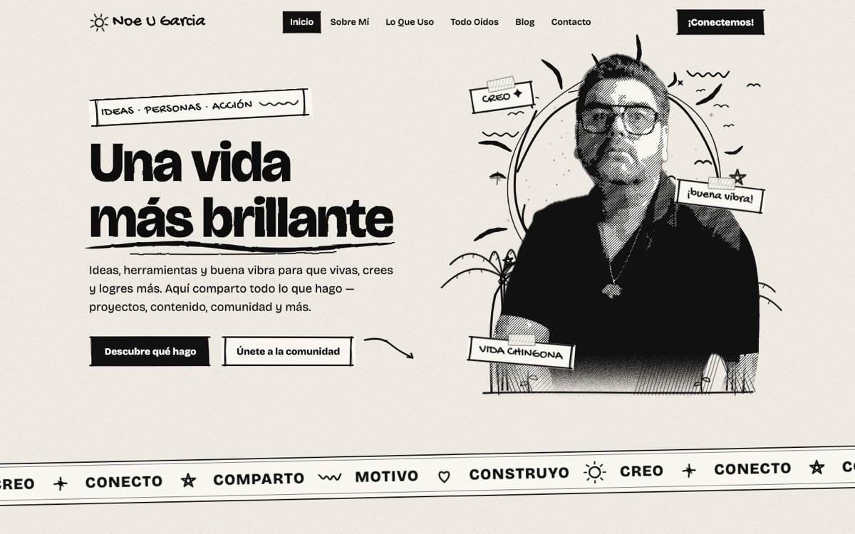 Noé U García homepage