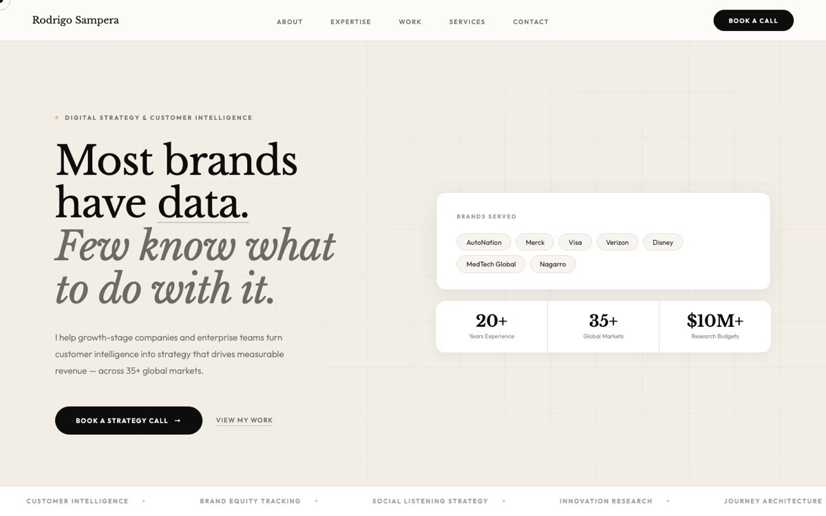 Rodrigo Sampera homepage